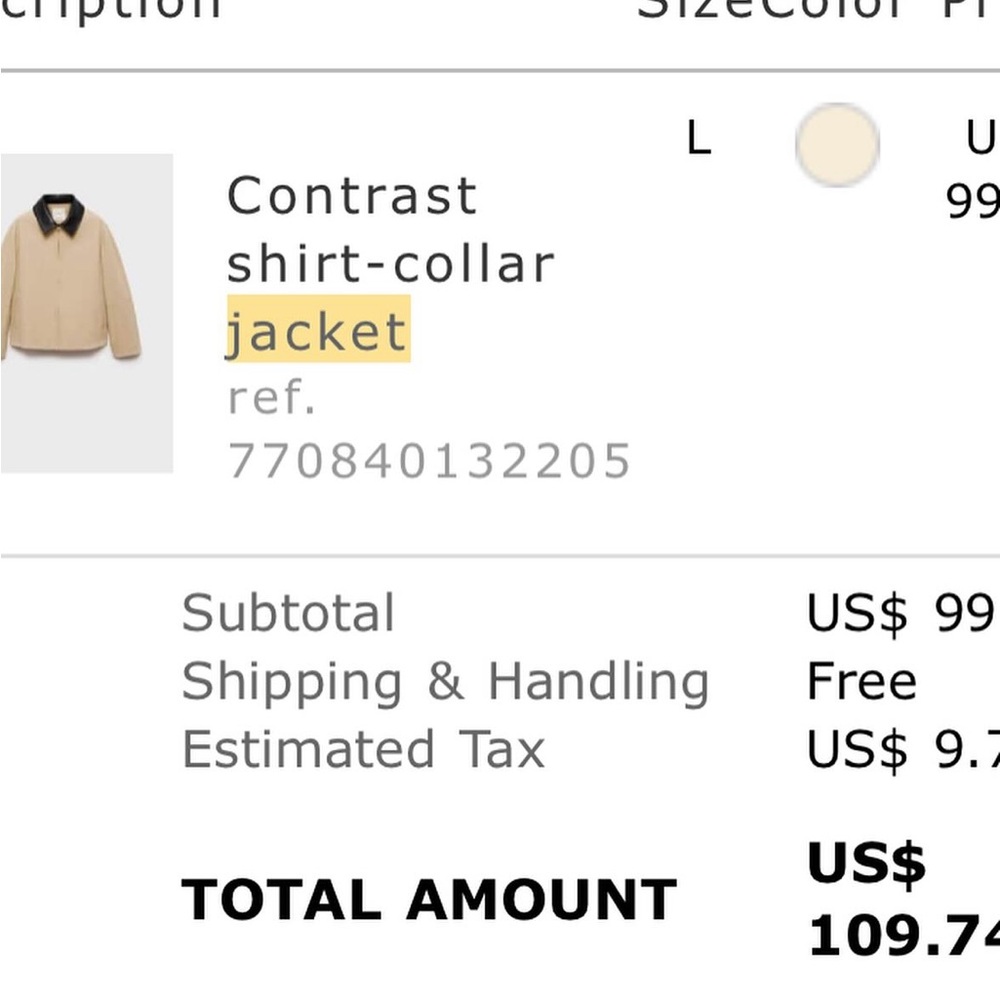 Mango Jacket - Picture 3 of 3